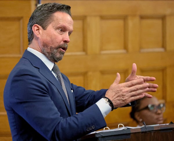 Karen Read's attorney, Alan Jackson during Read's trial at Norfolk Superior Court, Tuesday, May 6, 2025, in Dedham, Mass. (Matt Stone/The Boston Herald via AP, Pool)