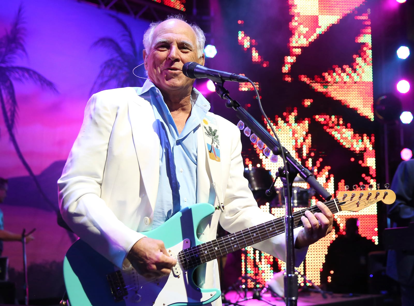 FILE - Jimmy Buffett performs at the after party for the premiere of "Jurassic World" in Los Angeles, on June 9, 2015. (Photo by Matt Sayles/Invision/AP, File)