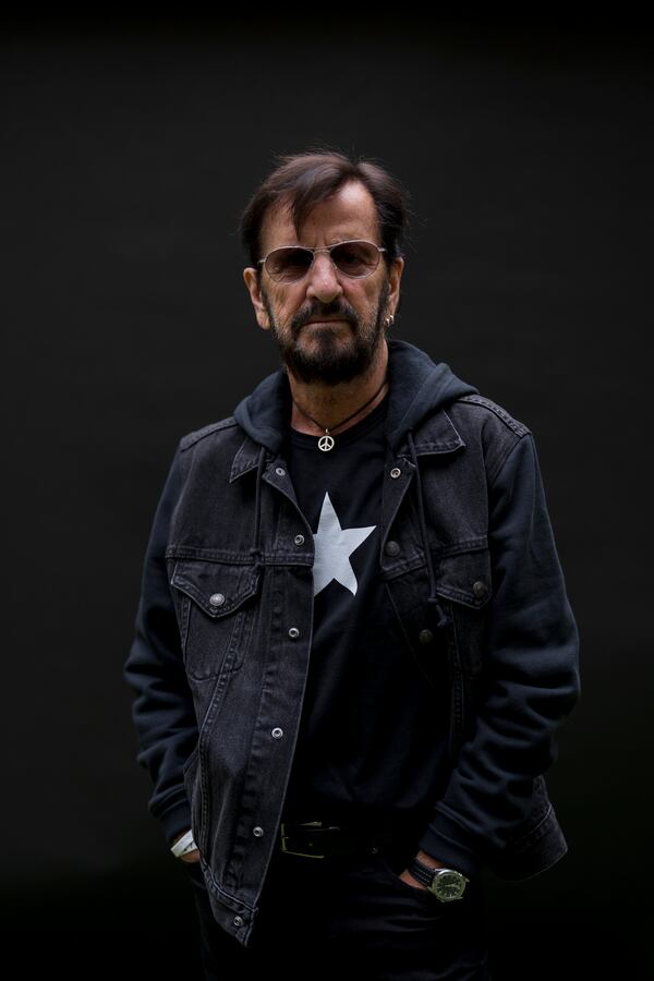 Ringo Starr poses for a portrait in West Hollywood, Calif., Thursday, Oct. 17, 2024. (AP Photo/Jae C. Hong)