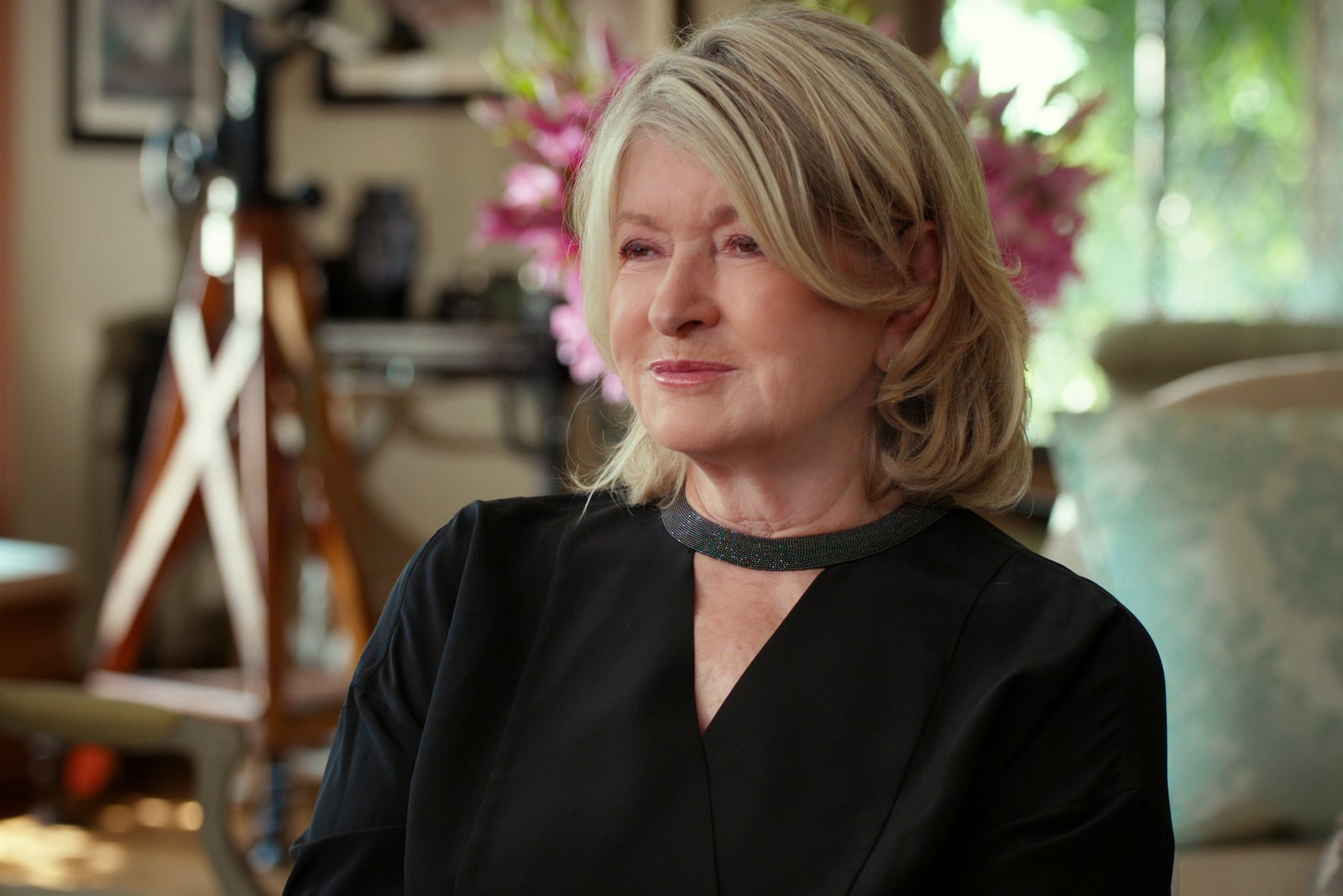 This image released by Netflix shows Martha Stewart in a scene from the documentary "Martha." (Netflix via AP)