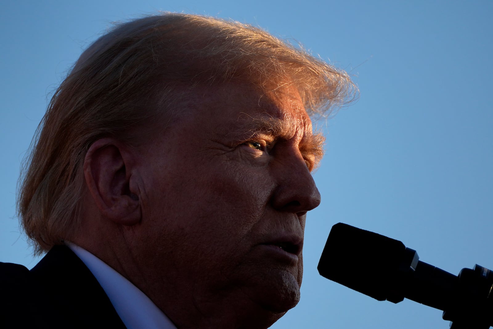 Republican presidential nominee former President Donald Trump speaks at a campaign event at the Butler Farm Show, Saturday, Oct. 5, 2024, in Butler, Pa. (AP Photo/Alex Brandon)