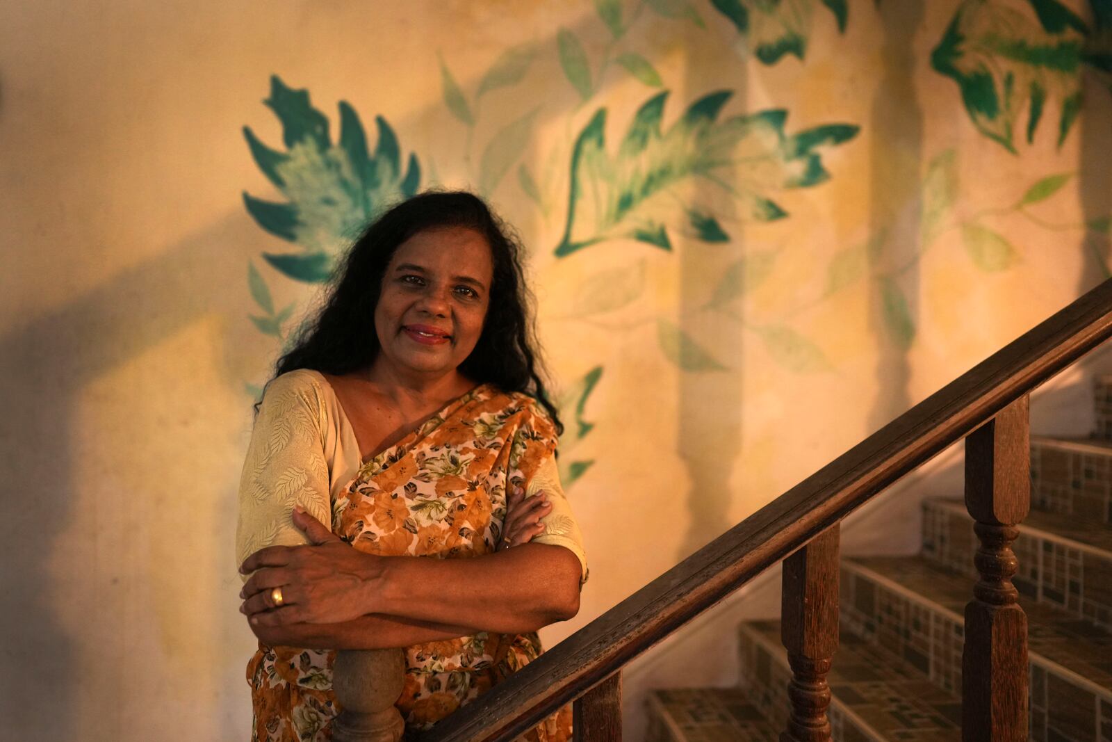 Ajantha Perera, an academic and scientist who was part of the protests, poses for a photo in Colombo, Sri Lanka, Monday, Sept. 16, 2024. (AP Photo/Rajesh Kumar Singh)