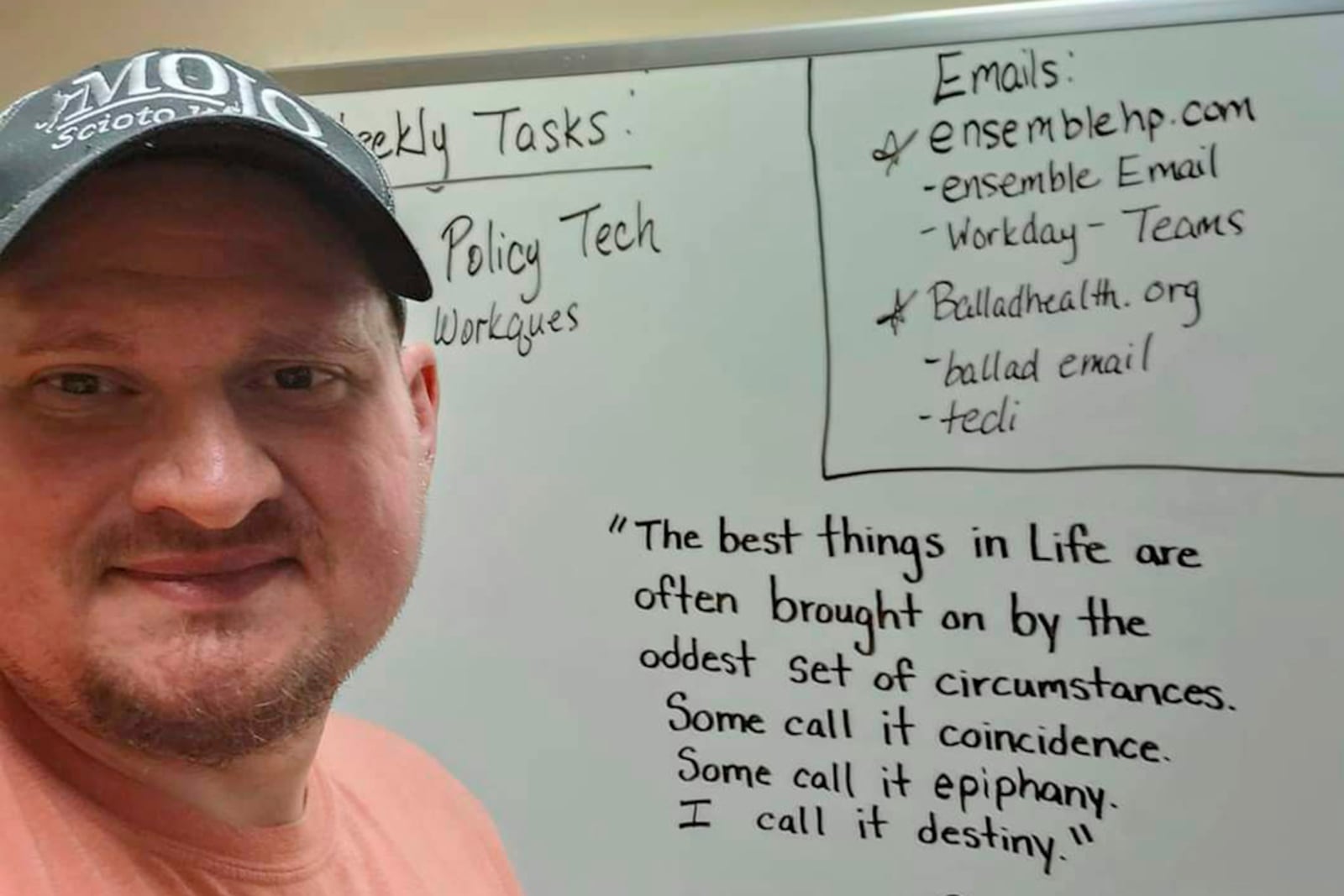 This undated photo shows Boone McCrary, of Greeneville, Tenn., who died after his boat capsized while he was trying to rescue a man trapped in the river during Hurricane Helene (Laura Harville via AP)