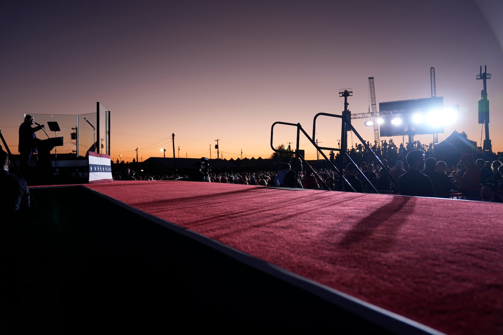 Republican presidential nominee former President Donald Trump speaks at a campaign event at the Butler Farm Show, Saturday, Oct. 5, 2024, in Butler, Pa. (AP Photo/Alex Brandon)