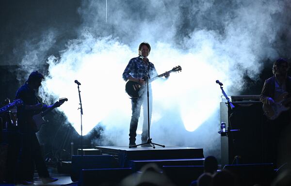 Musician John Fogerty performs during his 80th birthday celebration concert at the Beacon Theatre on Thursday, May 29, 2025, in New York. (Photo by Evan Agostini/Invision/AP)