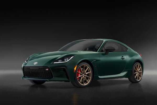 This photo provided by Toyota shows the GR86. The GR86 is a textbook example of a fun, reasonably priced sport coupe. (Courtesy of Toyota Motor Sales U.S.A. via AP)