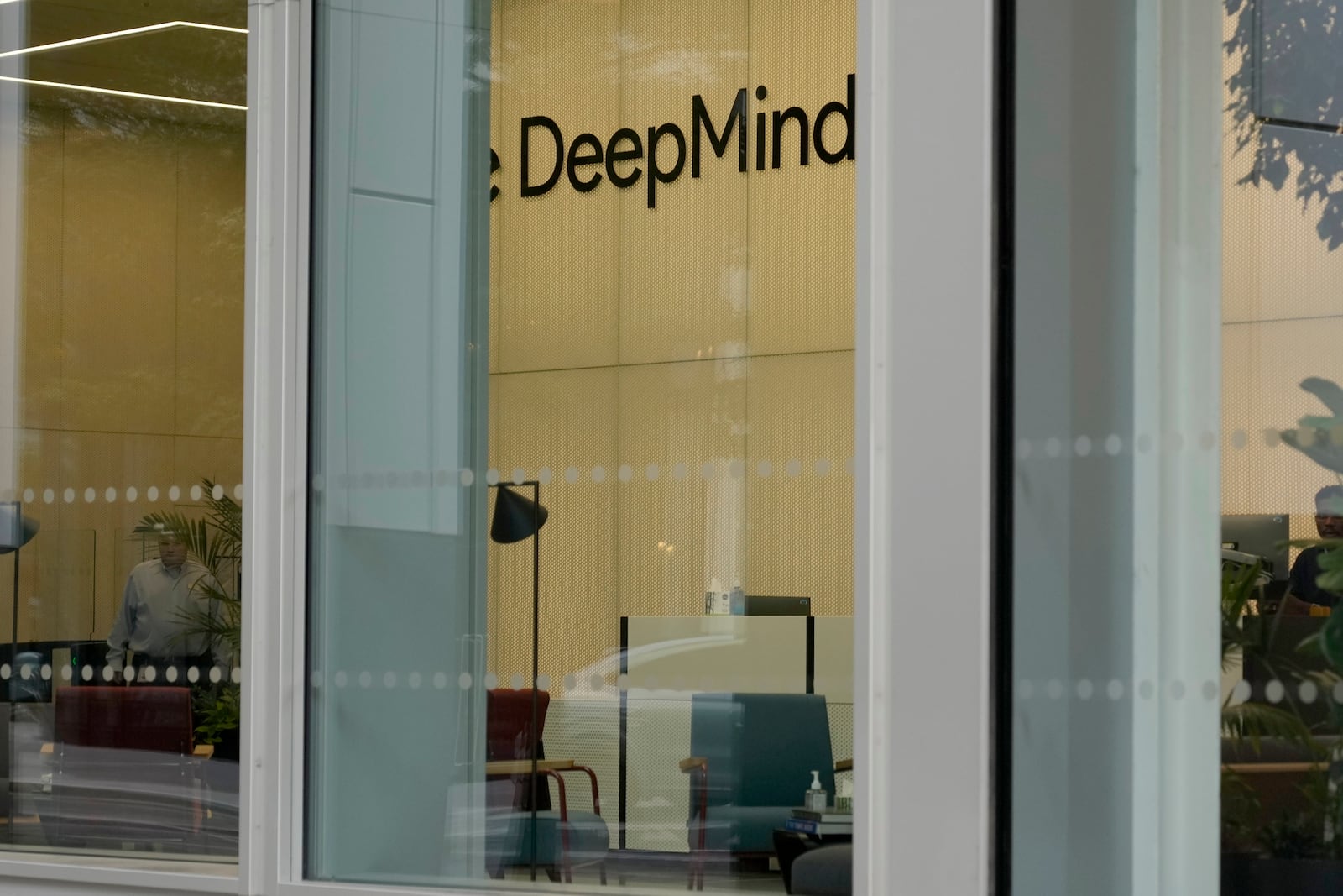 View at the Google DeepMind office building in London, Wednesday, Oct. 9, 2024. Demis Hassabis and John Jumper were awarded the Nobel Prize in chemistry for their breakthrough work predicting and designing the structure of proteins, the building blocks of life. Hassabis and Jumper both work at Google Deepmind in London. (AP Photo/Alastair Grant)