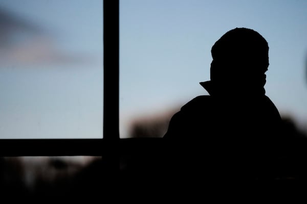 FILE - An audience member listens to a speaker during an Iowa Migrant Movement for Justice informational meeting, Wednesday, March 27, 2024, in Des Moines, Iowa. (AP Photo/Charlie Neibergall, File)