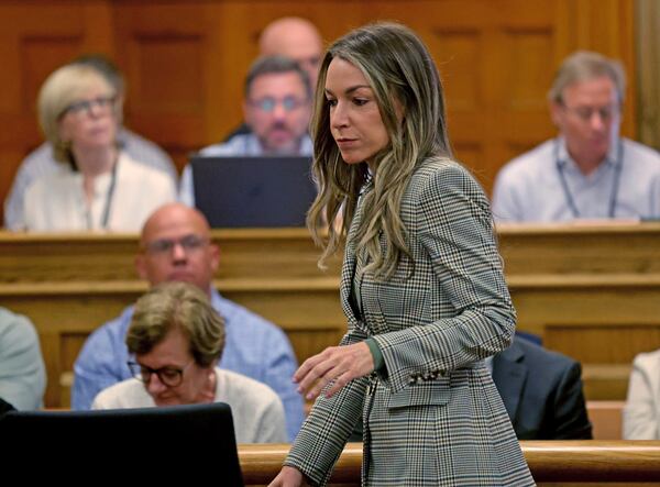 Karen Read attends her trial at Norfolk Superior Court, Tuesday, May 6, 2025, in Dedham, Mass. (Matt Stone/The Boston Herald via AP, Pool)