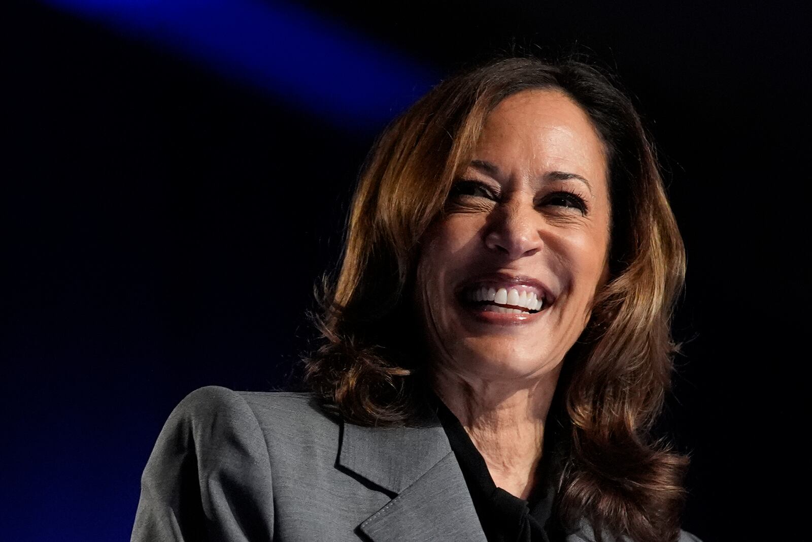 Democratic presidential nominee Vice President Kamala Harris speaks during a campaign event on Friday, Sept. 20, 2024, in Atlanta. (AP Photo/Brynn Anderson)