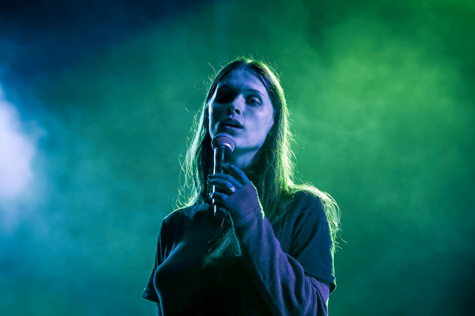 Singer-songwriter Ethel Cain performs during the All Things Go Music Festival on Sunday, Sept. 29, 2024, at Forest Hills Stadium in Forest Hills, N.Y. (Photo by Andy Kropa/Invision/AP)