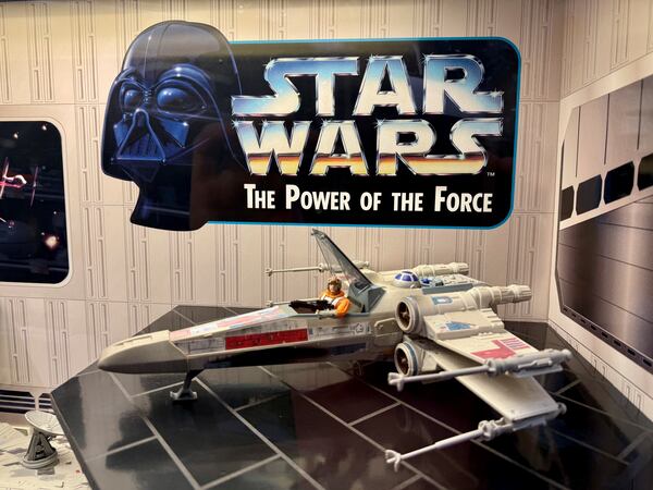 A collection of “Star Wars” memorabilia is displayed at Rancho Obi-Wan, a nonprofit museum in Petaluma, Calif., on Thursday, May 1, 2025. (AP Photo/Haven Daley)